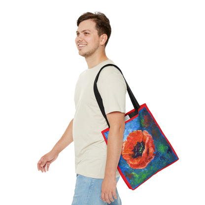 Tote Bag - Red Poppy Design