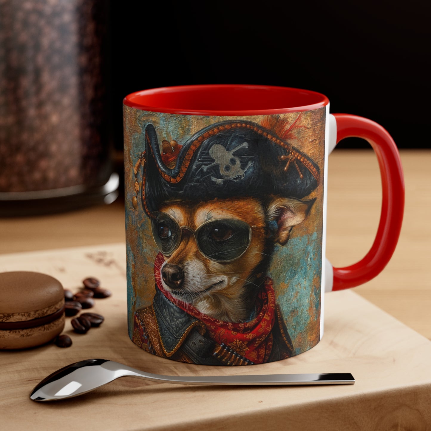 Accent Coffee Mug, 11oz - Rat Cha Buccaneer