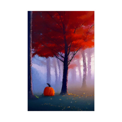 Art Print - Pumpkin in Forest