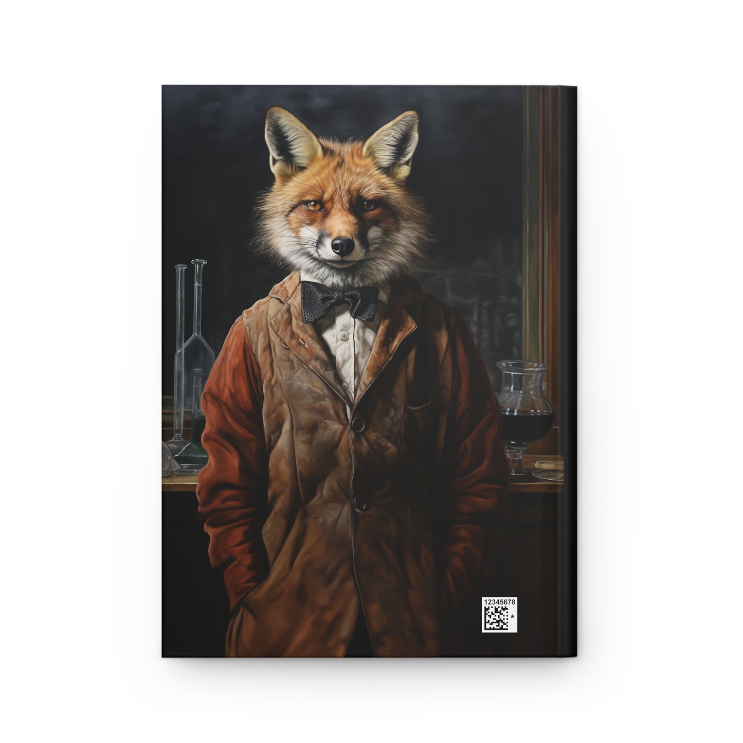 Hardcover Journal Matte - Mr. Fox back cover