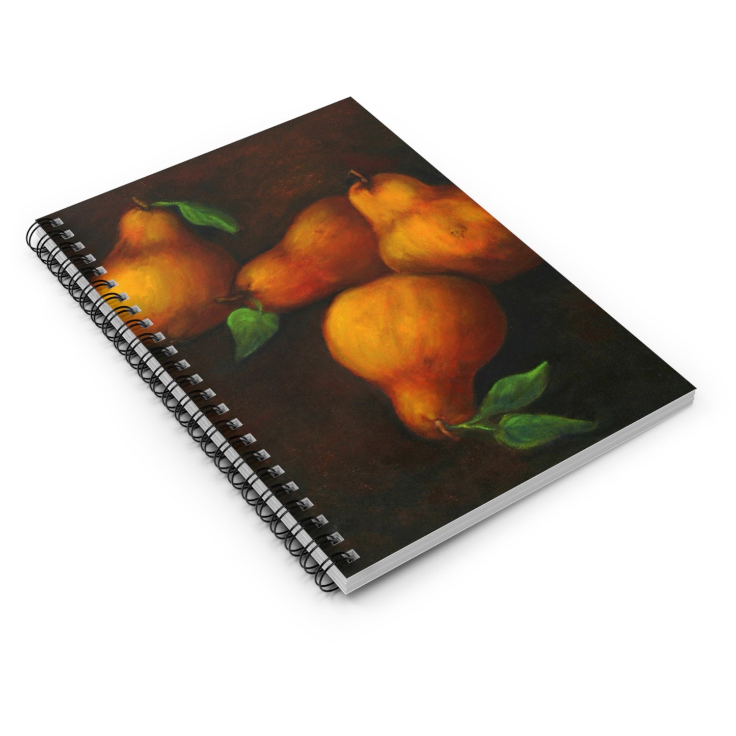 Pear Still Life Spiral Notebook — Ruled Journal for Notes & Sketches