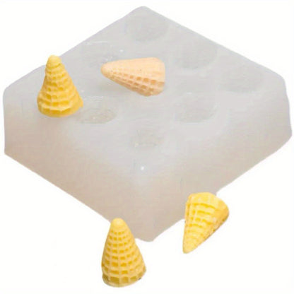 Mini Ice Cream Cone  Silicone Molds - Perfect for Doll Ice Cream Cones