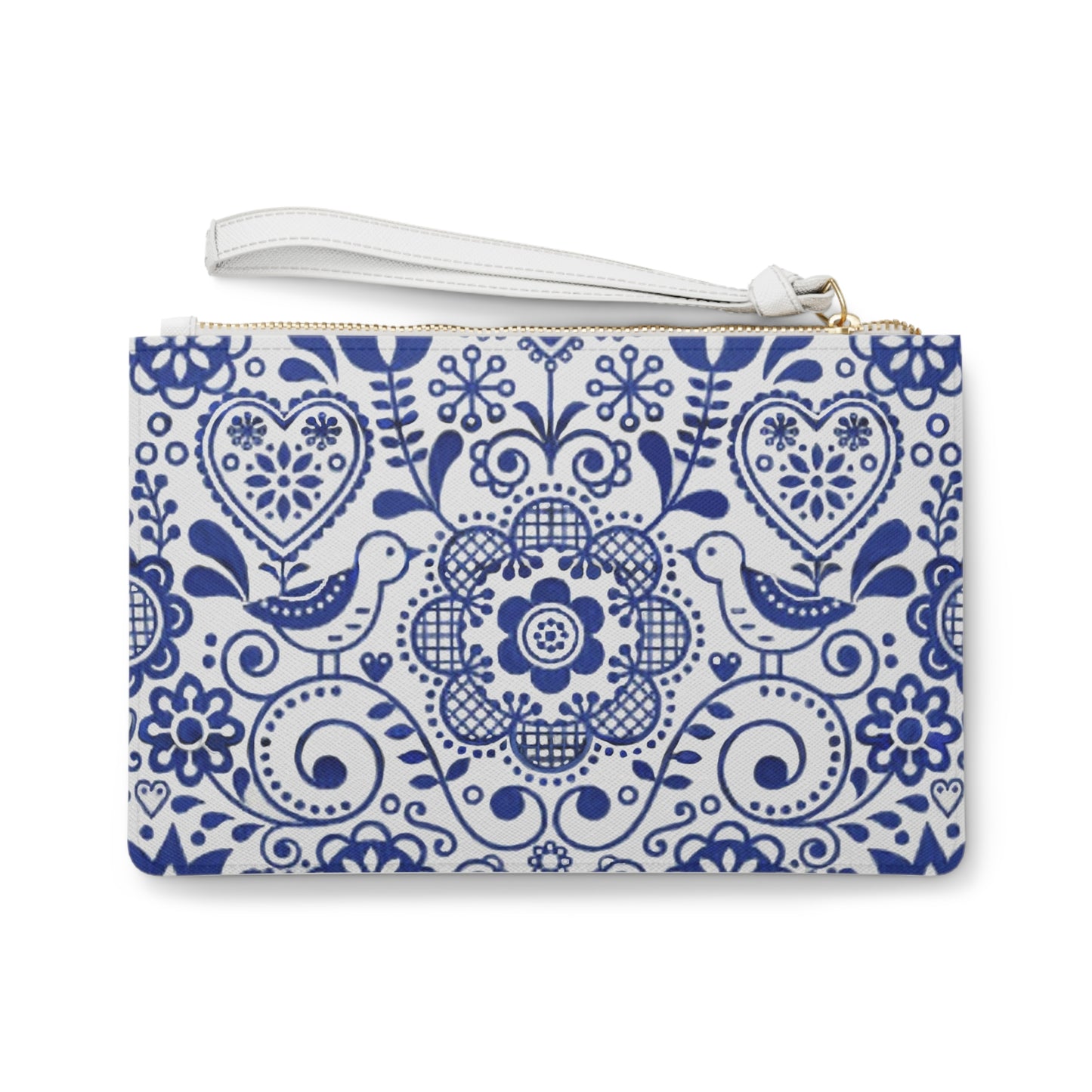 Clutch Bag Blue and White Dutch Design