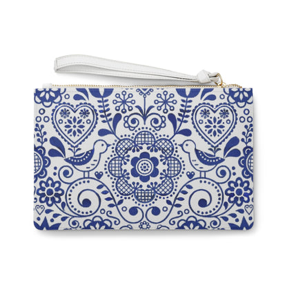 Clutch Bag Blue and White Dutch Design