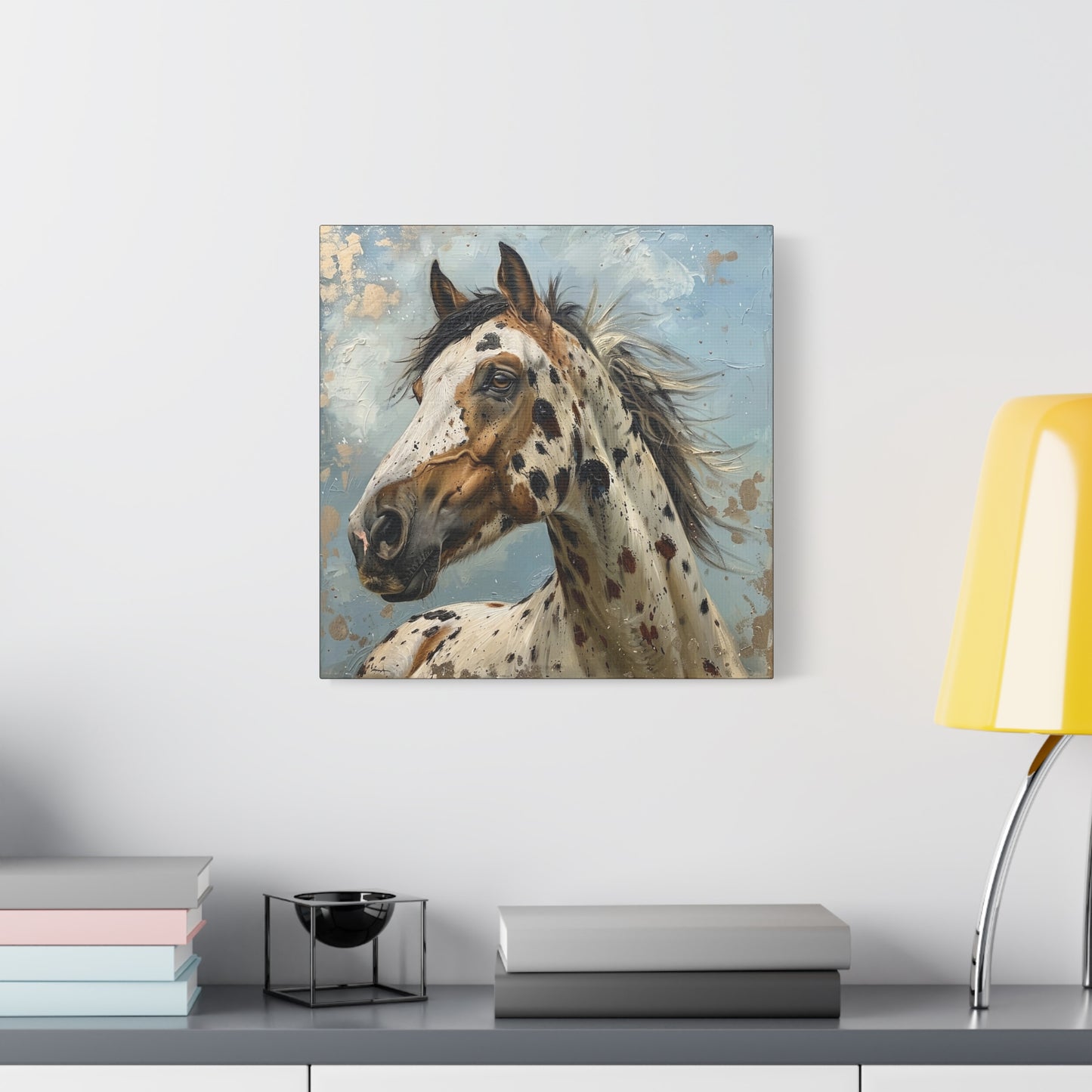 Appaloosa Horse Canvas Print — Equine Wall Art (Matte Stretched Canvas 1.25")