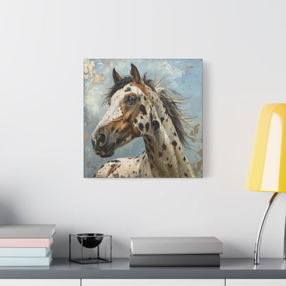 Appaloosa Horse Canvas Print — Equine Wall Art (Matte Stretched Canvas 1.25")