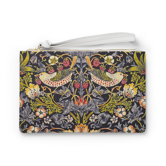 Clutch Bag - William Morris Strawberry Thief Design