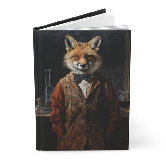 Hardcover Journal Matte - Mr. Fox open