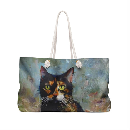 Weekender Tote Bag - Contemporary Cat
