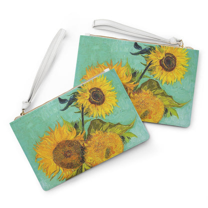 Clutch Bag Van Gogh Sunflower Design