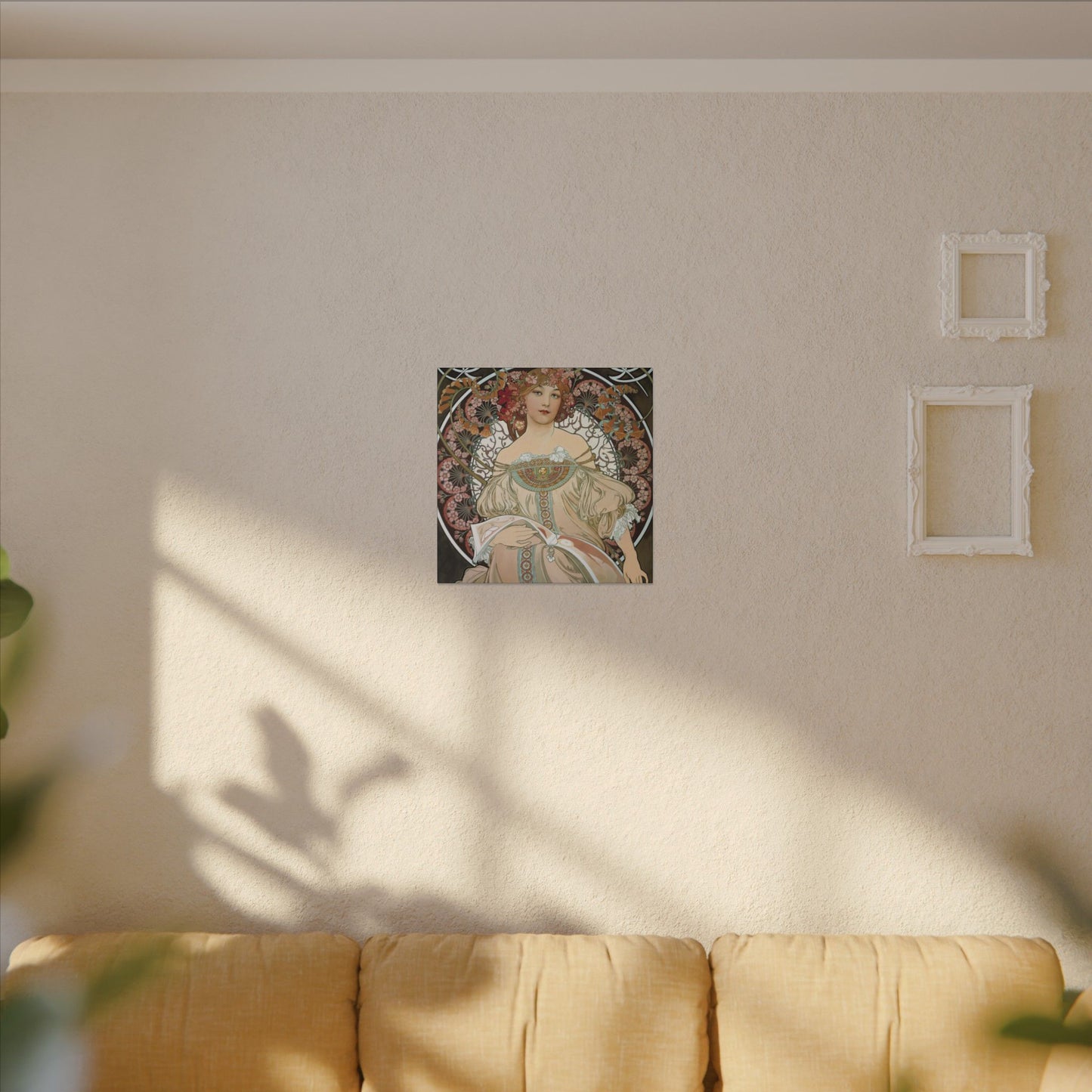 Day Dream After Alphonso Mucha Canvas Gallery Wraps