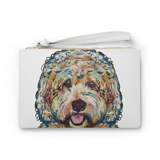 Clutch Bag - Doodle Dog Design