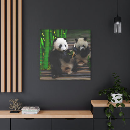 Pandas - Matte Canvas, Stretched, 1.25"