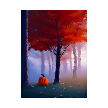 Art Print - Pumpkin in Forest