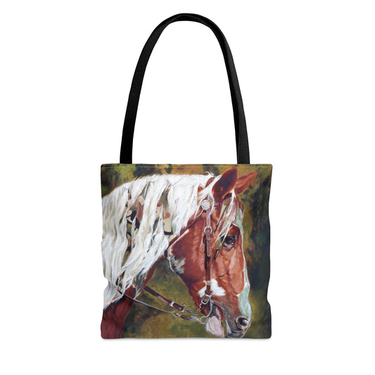 Tote Bag Warriors Horse Equine Design