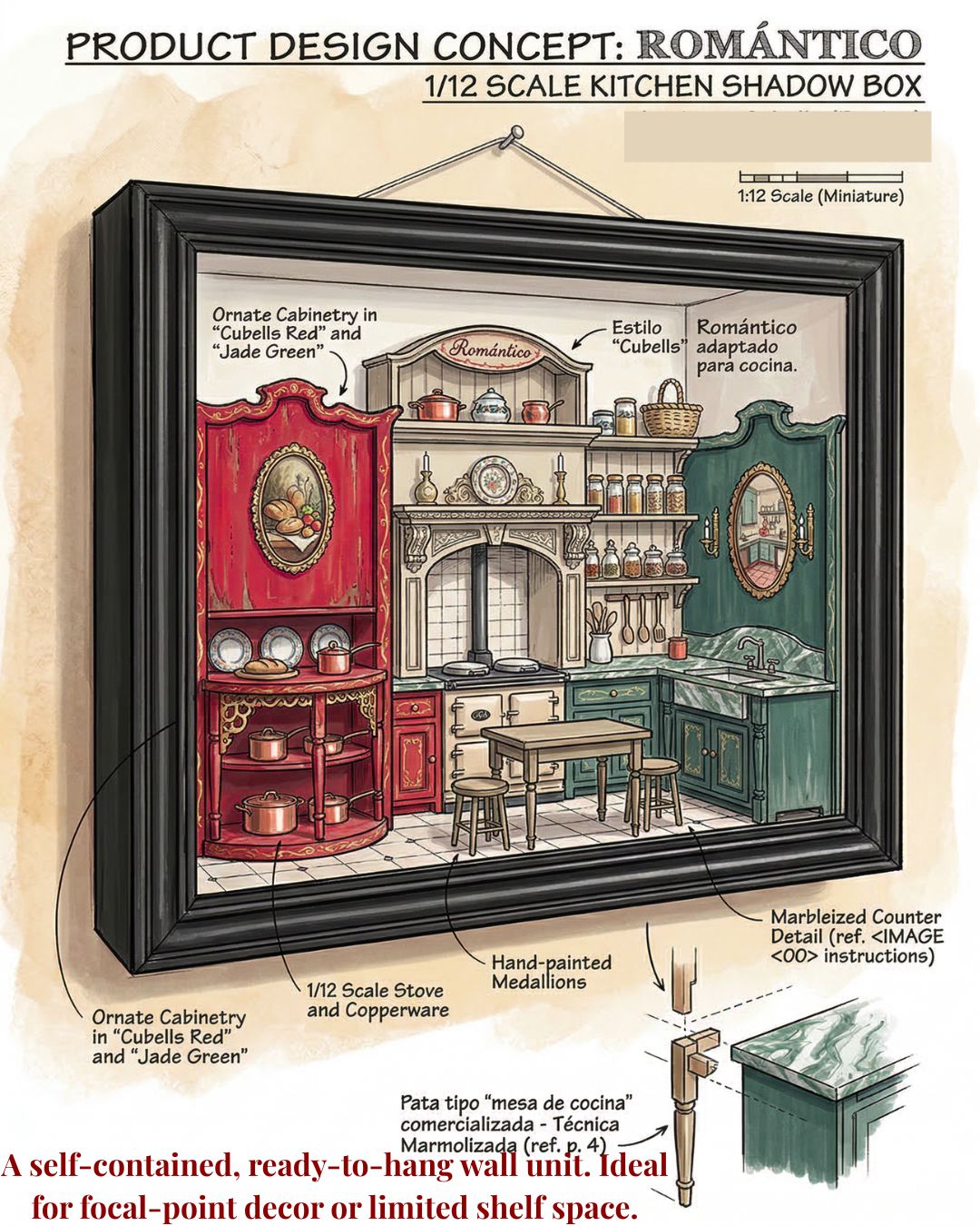 Custom Made Miniature Dioramas, Shadow- and Room Boxes