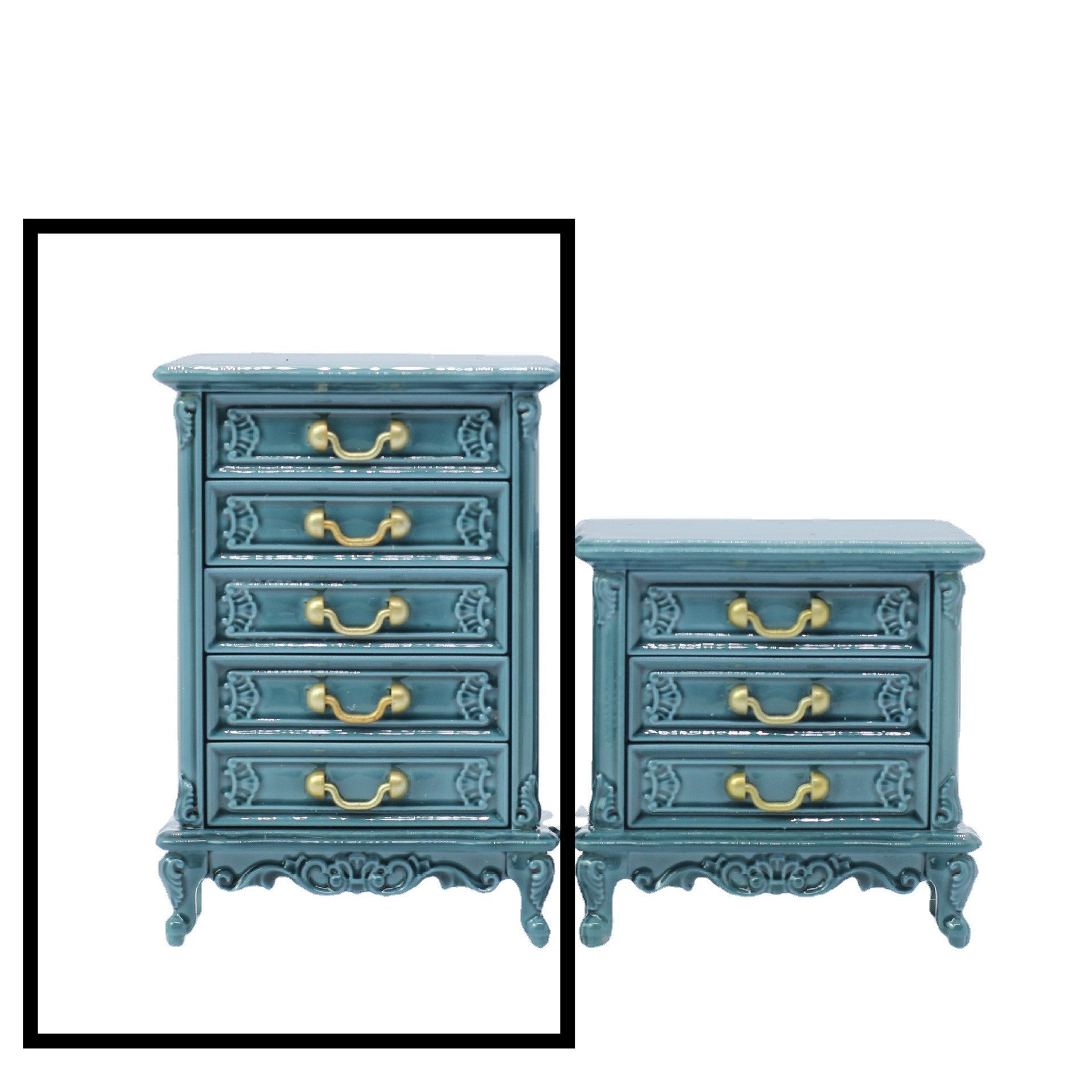 Chest of Drawers with opening Drawers size comparison