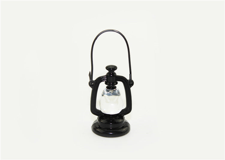 Miniature Kerosene Lamp - Dollhouse 1 12 scale black
