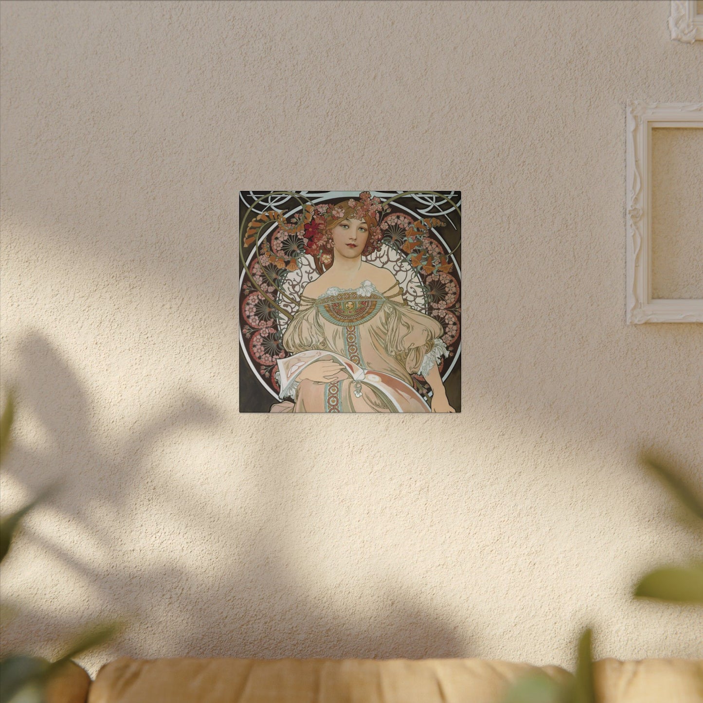 Day Dream After Alphonso Mucha Canvas Gallery Wraps