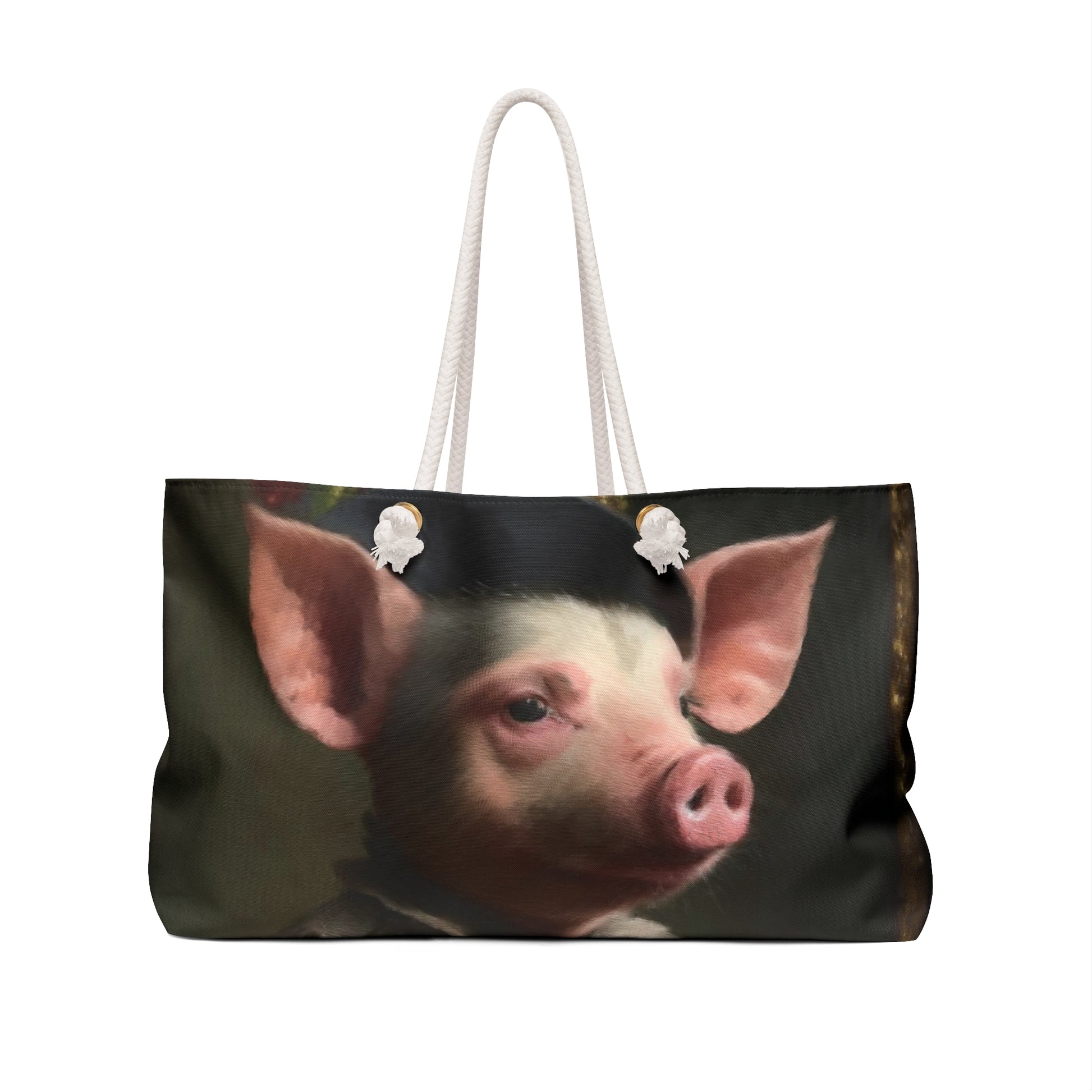 Weekender Tote Bag - Pig back