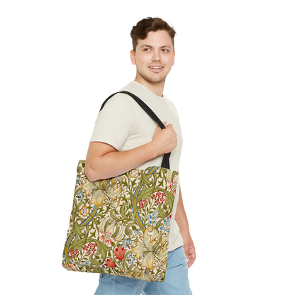 Tote Bag - Golden Lilly William Morris Design
