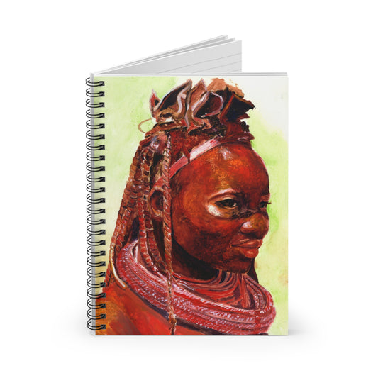 Spiral Notebook — Himba Woman Portrait Ruled Journal