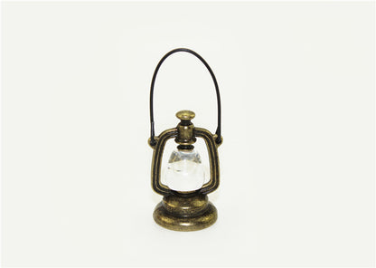 Miniature Kerosene Lamp - Dollhouse 1 12 scale brass