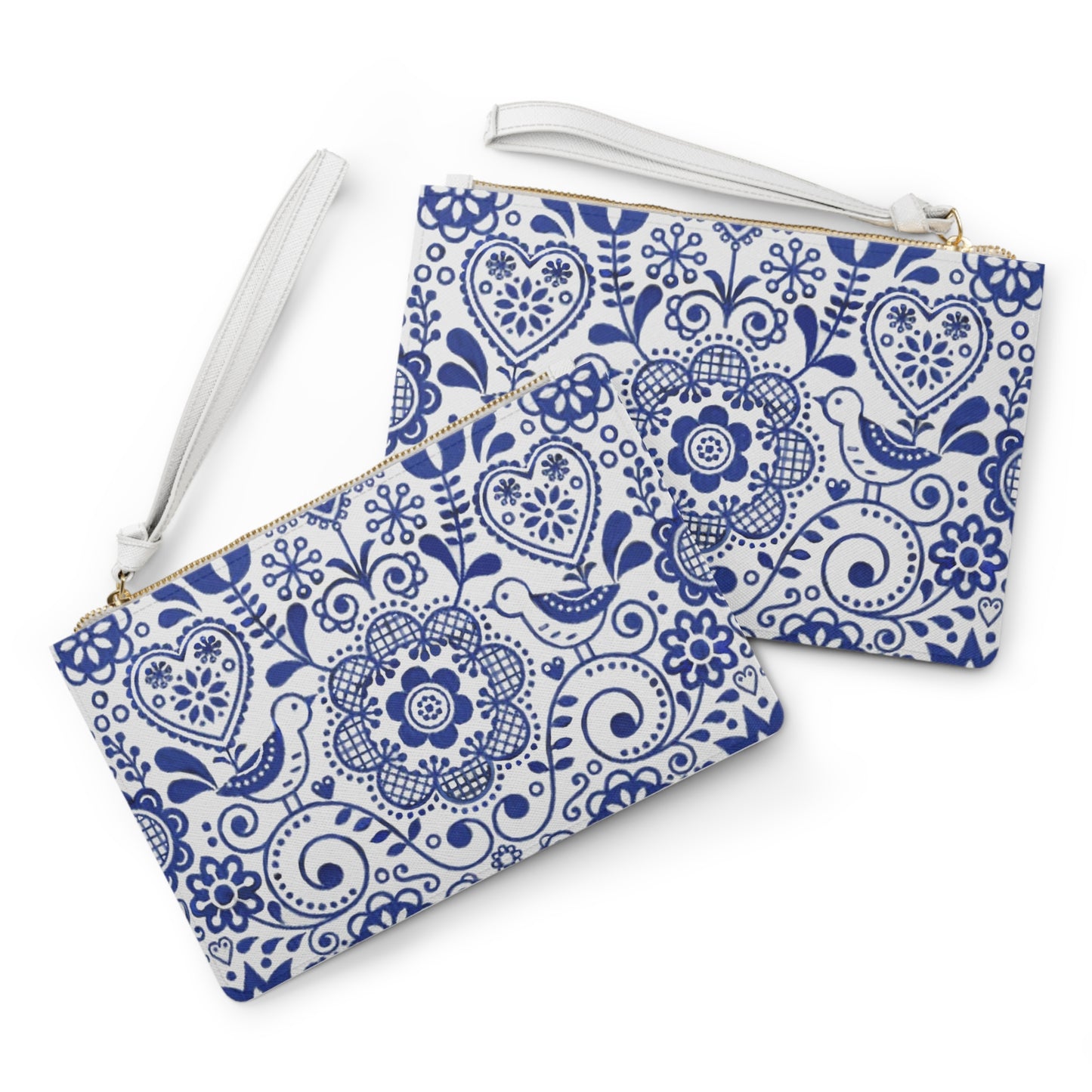 Clutch Bag Blue and White Dutch Design