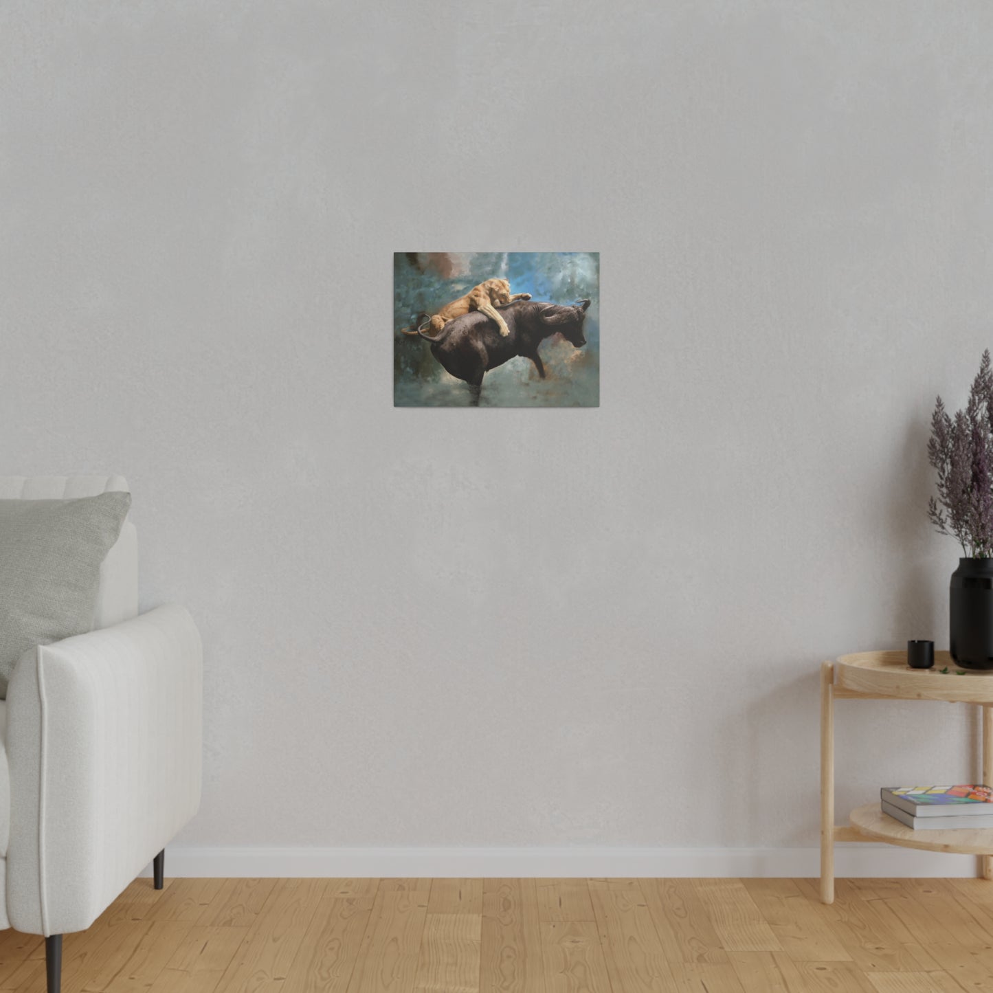 Wildlife Print - The Hunt, Matte Museum Wrap Canvas, Stretched