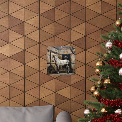 Appaloosa Horse Poster — Rustic Stable Matte Vertical Art Print