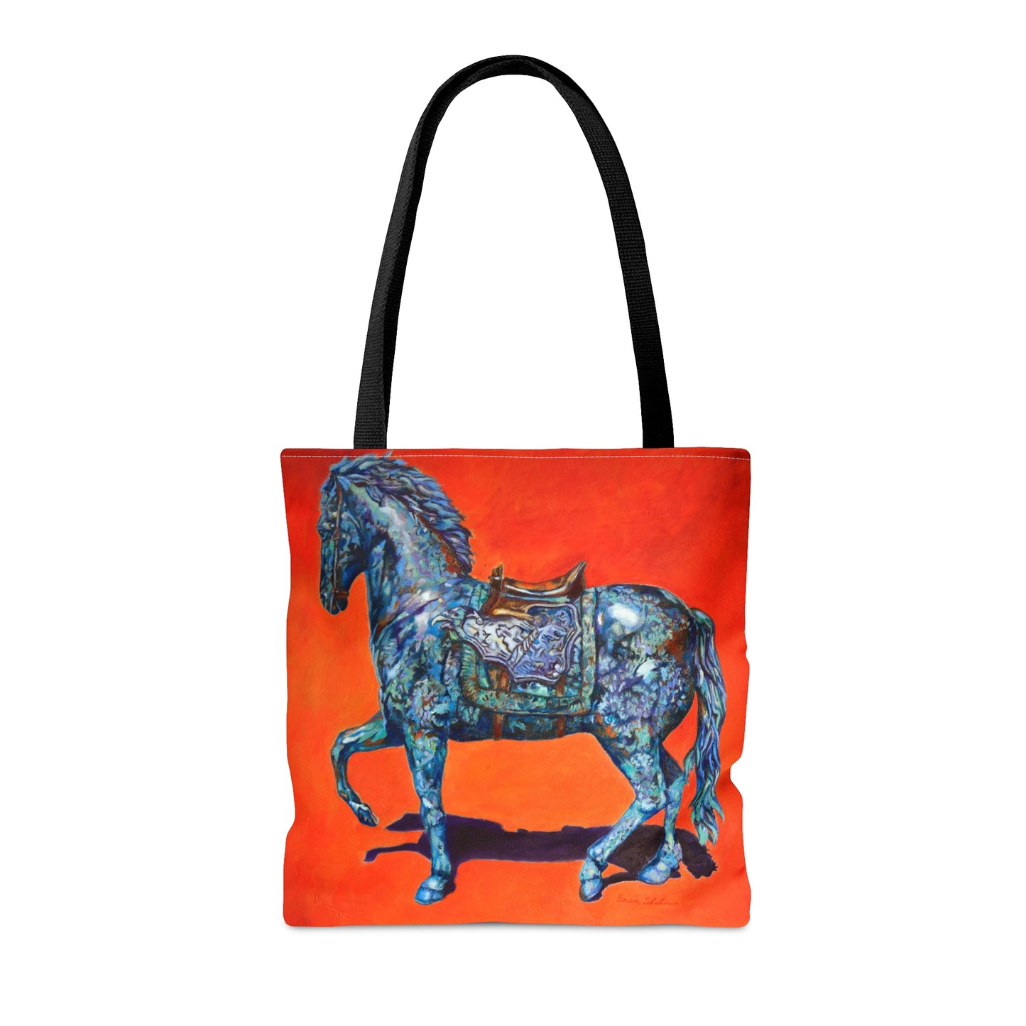 Tote Bag - Indigo Horse Design