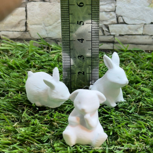 Dollhouse rabbit 3d printed