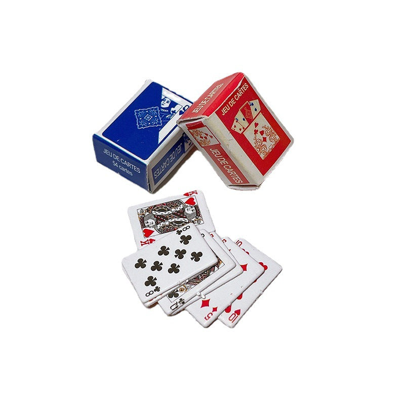 Mini Miniature Food Playing Poker Cards set