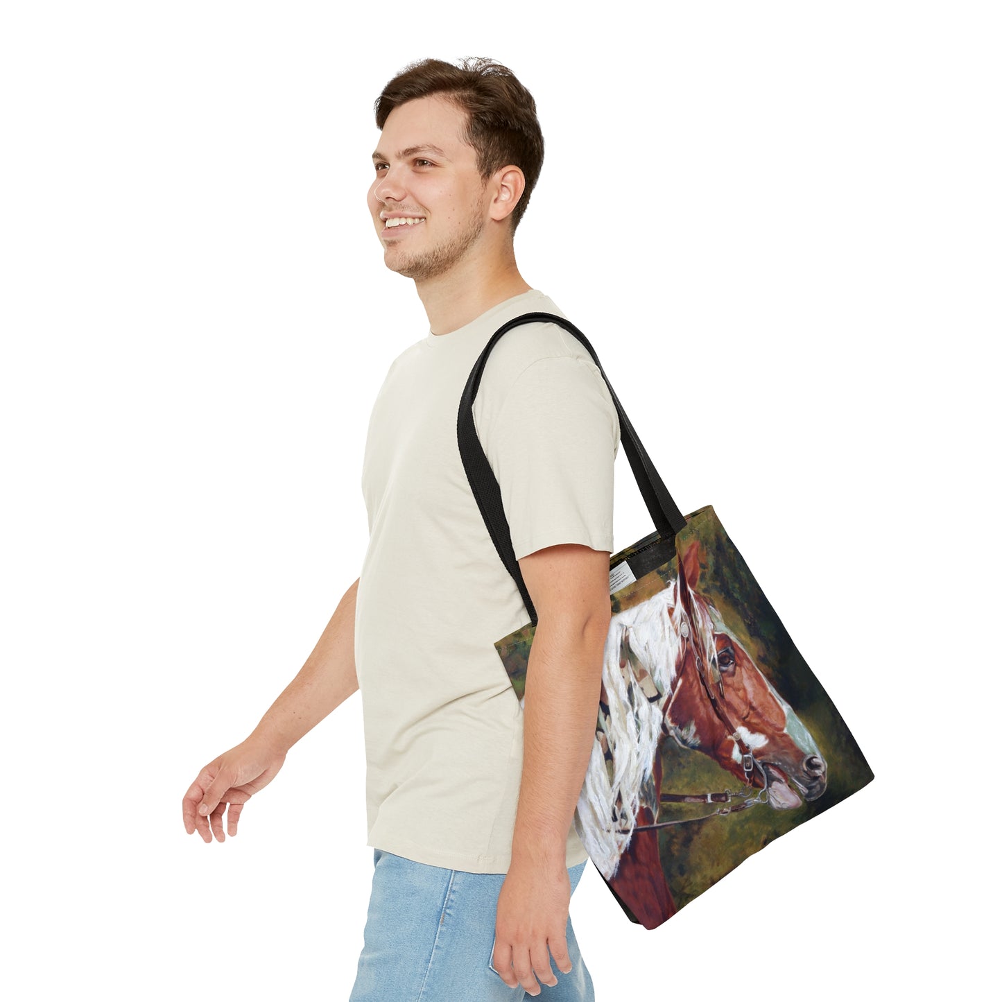 Tote Bag Warriors Horse Equine Design