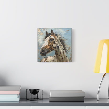 Appaloosa Horse Canvas Print — Equine Wall Art (Matte Stretched Canvas 1.25")