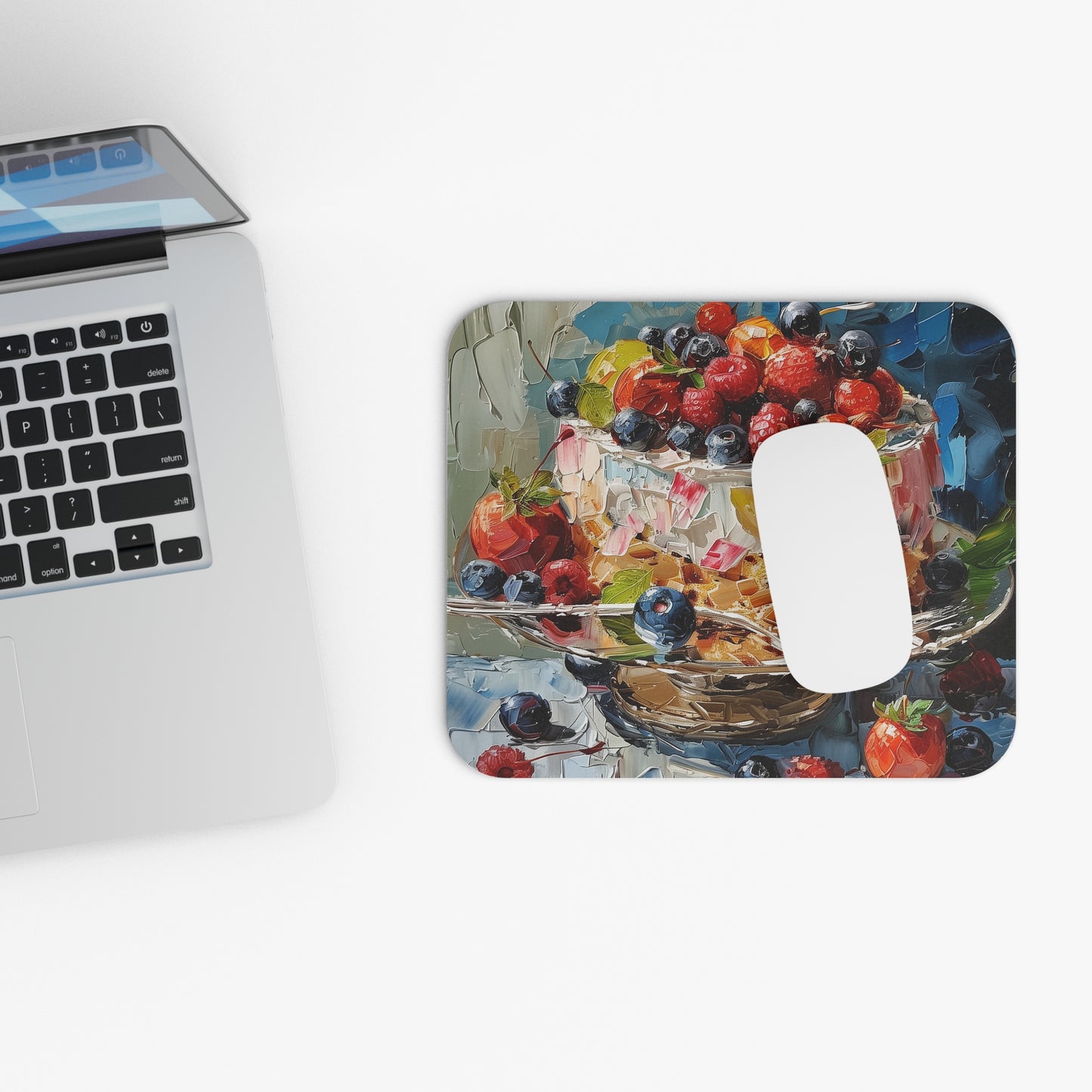 Luscious Dessert - Mouse Pad (9"x8" Rectangle) with mouse