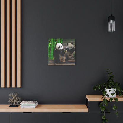 Pandas - Matte Canvas, Stretched, 1.25"