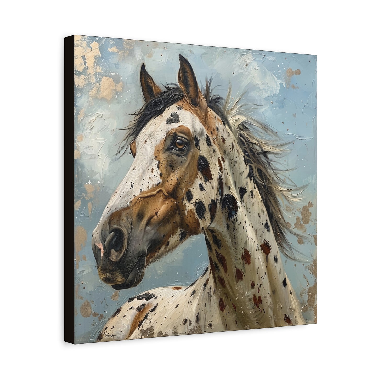 Appaloosa Horse Canvas Print — Equine Wall Art (Matte Stretched Canvas 1.25")