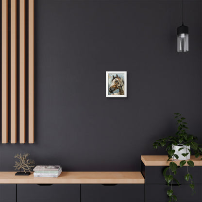 Appaloosa Horse Framed Poster - Rustic Equestrian Wall Art