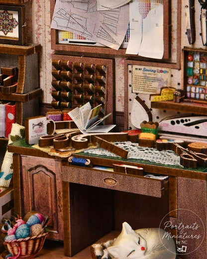Fifijoy_Sewing_Room_Book_Nook_cutting_table