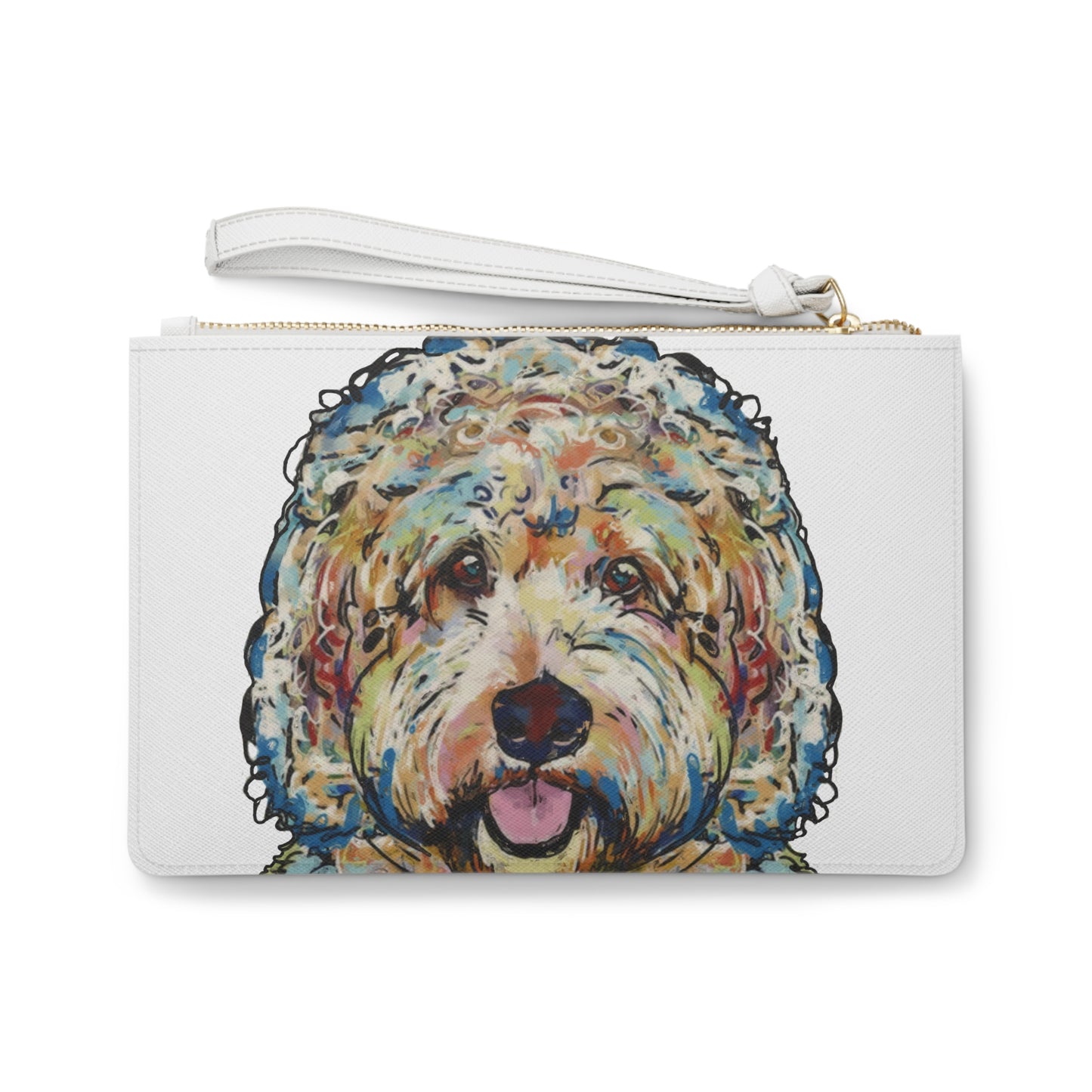 Clutch Bag - Doodle Dog Design