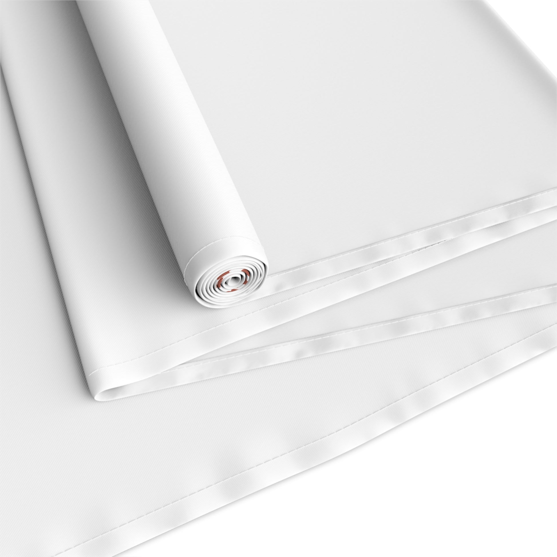 Roll of cloth  on a light gray background