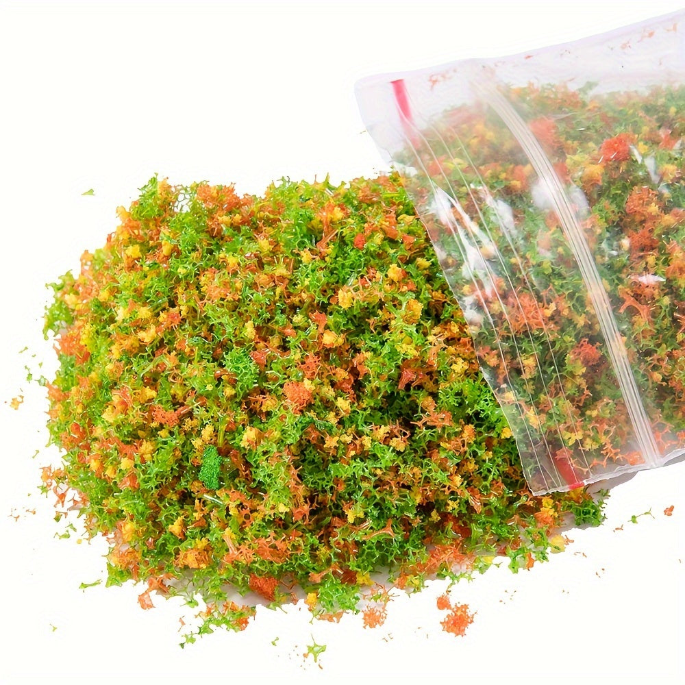 DIY Grass Powder For Diorama  Lawn Sponge Material 2-in-1 Mixed Color for Outdoor Scenery Creation 44713048735978