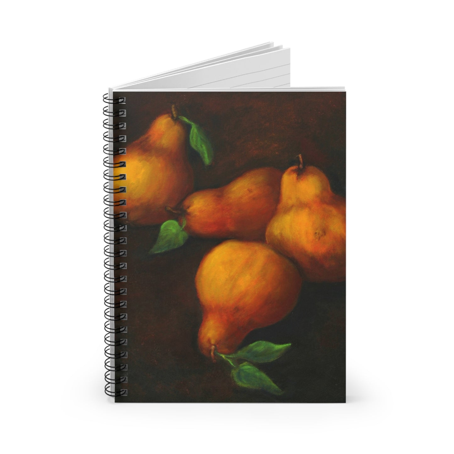 Pear Still Life Spiral Notebook — Ruled Journal for Notes & Sketches