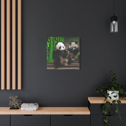 Pandas - Matte Canvas, Stretched, 1.25"