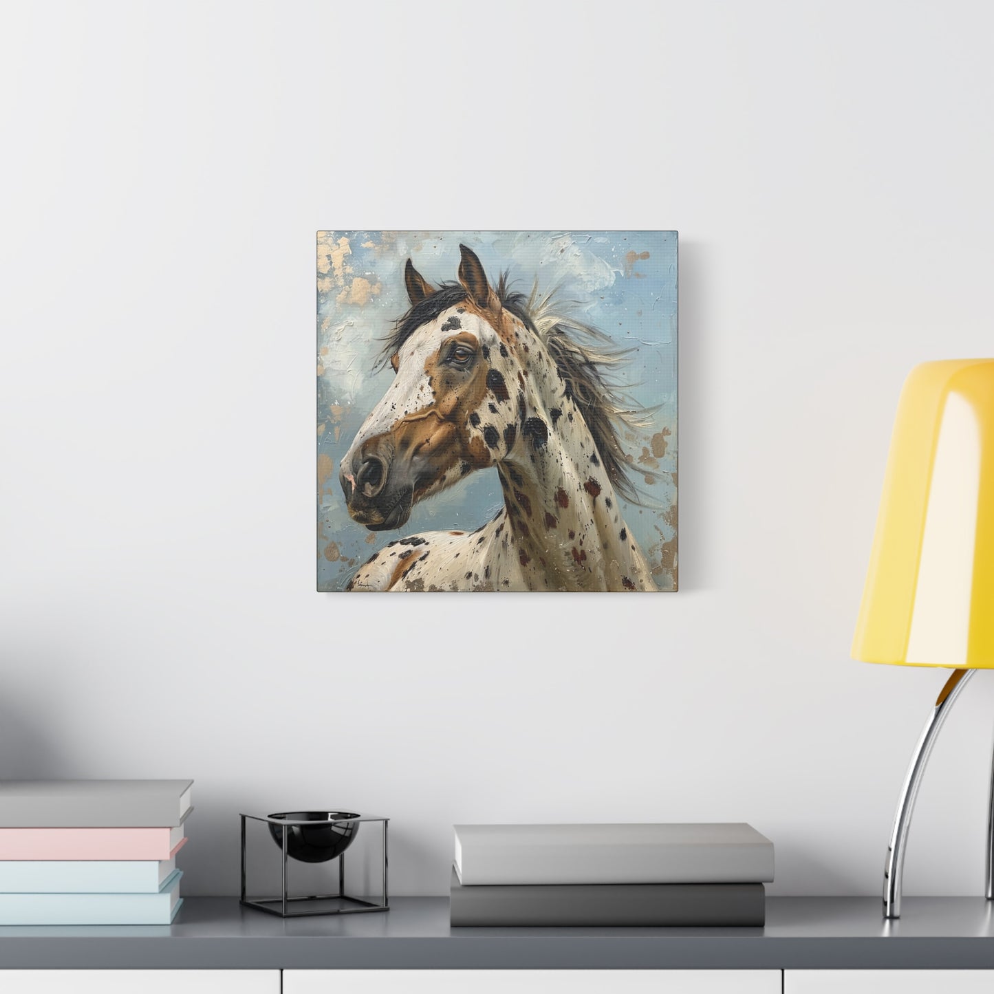 Appaloosa Horse Canvas Print — Equine Wall Art (Matte Stretched Canvas 1.25")