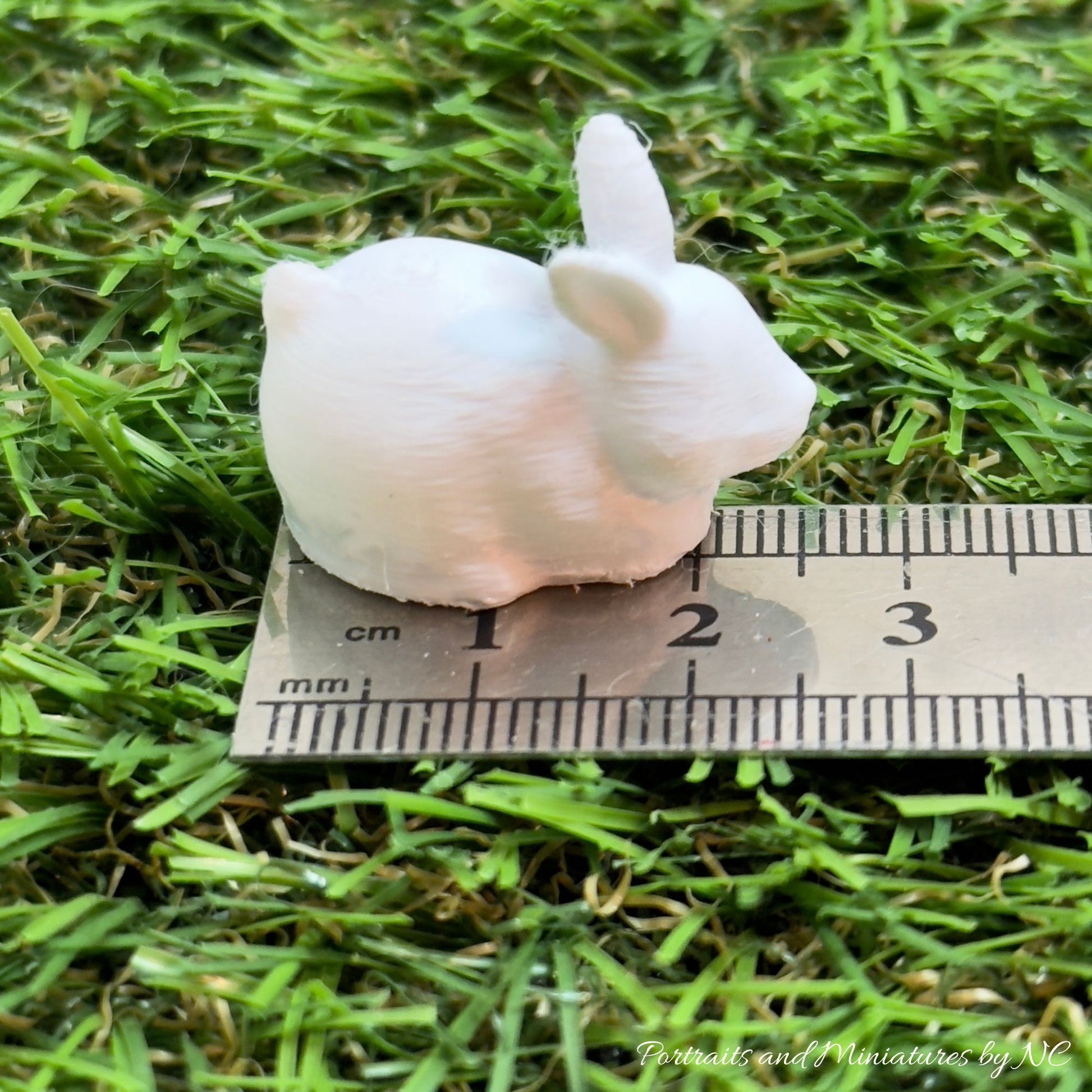 Dollhouse rabbit 3d printed size