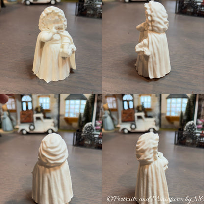 Little Red Riding Hod Unfinished Figurine