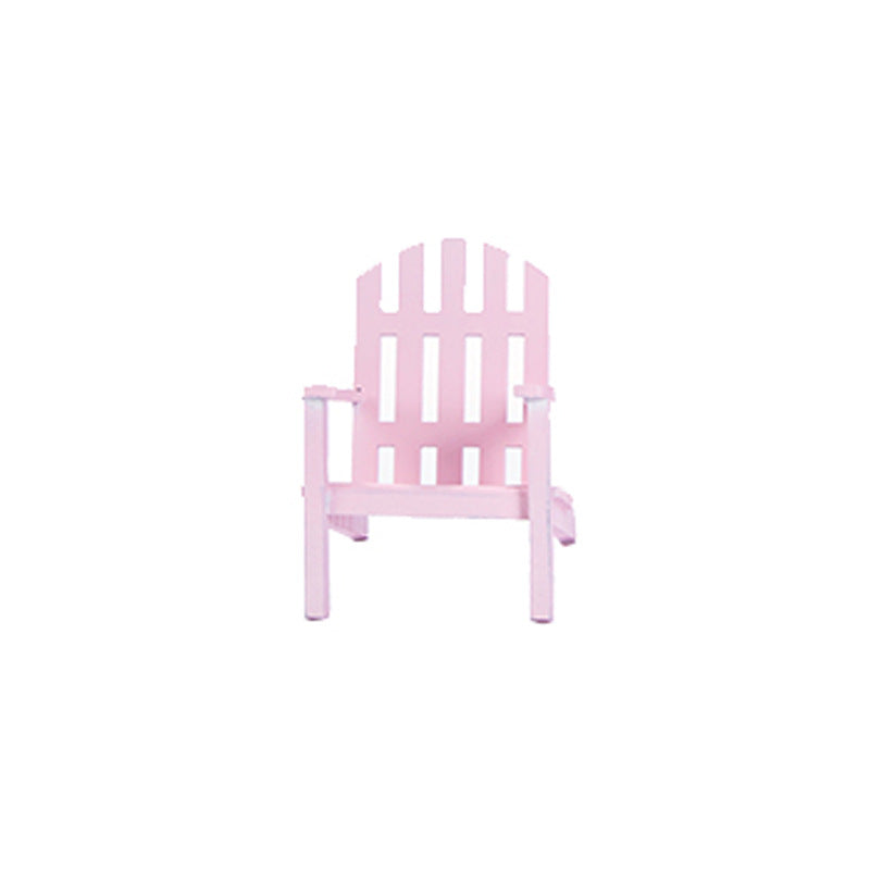 Dollhouse Park Table And Chairs  pink chair
