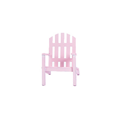 Dollhouse Park Table And Chairs  pink chair